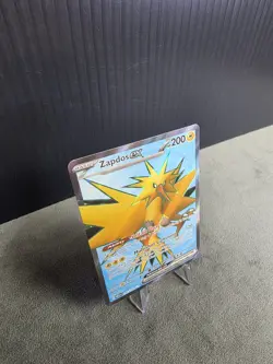 Zapdos EX 192/165 Scarlet Violet 151 Full Art Ultra Rare Pokemon TCG NM English - Image 5