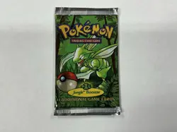 1999 Pokemon Jungle Booster Pack WOTC Factory Sealed New Mint Condition SCYTHER - Image 1