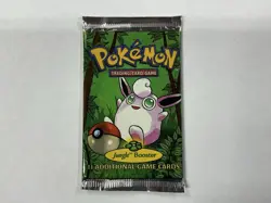 1999 Pokemon Jungle Booster Pack WOTC Factory Sealed New Condition WIGGLYTUFF - Image 1
