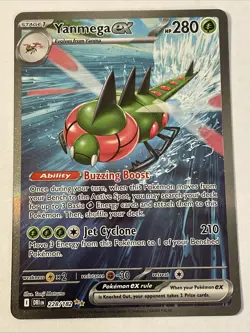 Pokemon Yanmega EX 280 HP Holo Special Illustration Rare Jet Cyclone 228/182 TCG - Image 1