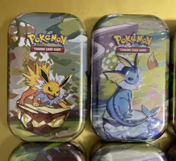 Pokemon Tins Prismatic Evolutions Includes ALL 8 Eeveelution Designs NEW SEALED - Image 2