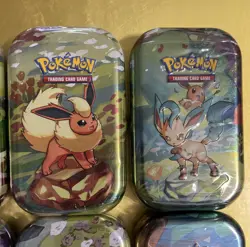 Pokemon Tins Prismatic Evolutions Includes ALL 8 Eeveelution Designs NEW SEALED - Image 3