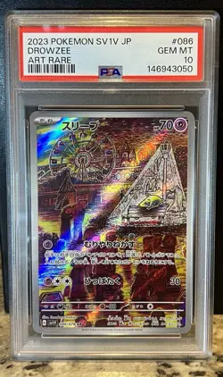 PSA 10 Drowzee 086/078 sv1V AR Violet ex sv1V Japanese Pokemon - Image 1