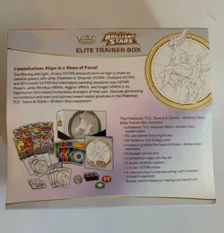 Pokemon TCG SWSH Sword & Shield Brilliant Stars ETB Elite Trainer Box NEW SEALED - Image 5