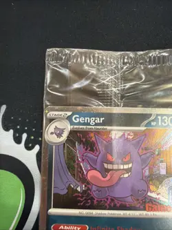 Pokemon TCG Gengar GameStop Stamped Promo SWIRL #050 SEALED! - Image 2