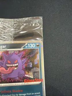 Pokemon TCG Gengar GameStop Stamped Promo SWIRL #050 SEALED! - Image 3