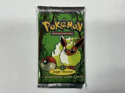 1999 Pokemon Jungle Booster Pack WOTC Factory Sealed New Mint Condition FLAREON - Image 1