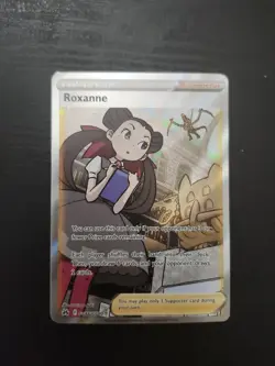Pokemon TCG Roxanne GG66/GG70 Crown Zenith: Galarian Gallery Holo Full Art - Image 1