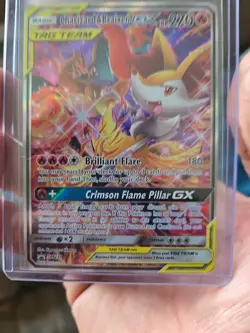 Pokemon TCG Charizard & Braixen GX Holo Ultra Rare - Image 1