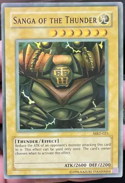 Yu-Gi-Oh! TCG Sanga of the Thunder Metal Raiders MRD-025 Unlimited faded - Image 1