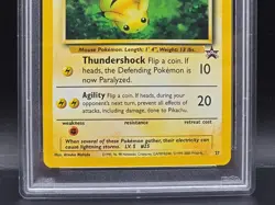 2000 Pokemon Promo- Pikachu #27 Black Star Promo- PSA Gem Mint 10 - Image 4