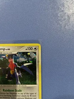 Garchomp 9/123 Holo Rare Mysterious Treasures Pokemon Card - Moderately Played - Image 3