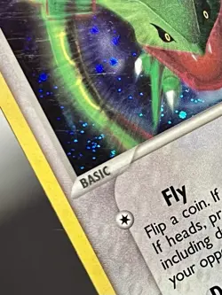 Rayquaza 3/17 (LP/BENT) •SWIRL• Cosmos Holo Pop Series 1 2006 Pokemon Card TCG - Image 5