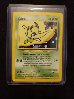 Celebi Neo Revelation 16/64 Rare Pokemon Card - Image 3