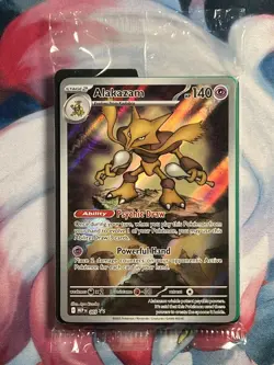 Alakazam 009 Black Star Promo Holo Me01 Mega Evolution Pokemon Card Sealed NM - Image 1