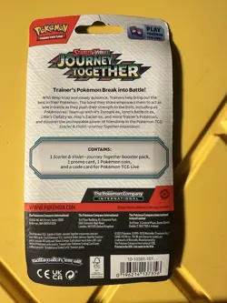 Pokemon TCG Journey Together Blister Pack w/ Yanma Promo Card & Coin New Sealed - Image 2