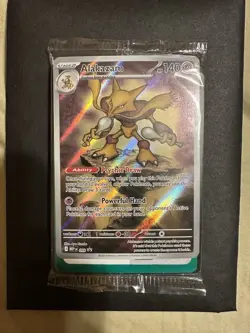 Pokemon TCG Alakazam 009 Holo Rare Black Star Sealed Promo Card NM - Image 1