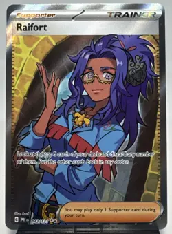 Pokemon TCG Raifort 142/131 Sv: Prismatic Evolutions Ultra Rare Holo Card - Image 1
