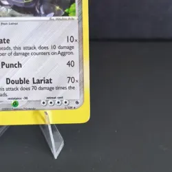 Pokemon TCG Aggron 1/109 EX Ruby & Sapphire Holo Rare LP 2003 Vintage Card - Image 5