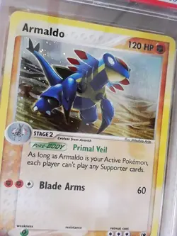 Armaldo 1/100 EX SANDSTORM Holo Rare Graded Pokemon Card - PSA 9 - Image 2