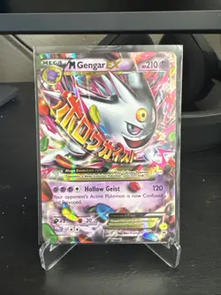 Pokemon TCG M Gengar EX Black Star Promo Card XY166 - Image 1