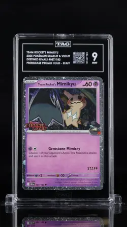 Team Rocket's Mimikyu (Prerelease) [Staff] 087/182 Miscellaneous Cards TAG 9 - Image 1