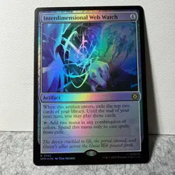 INTERDIMENSIONAL WEB WATCH MARVEL'S SPIDER-MAN MAGIC: THE GATHERING FOIL 165 LP - Image 1