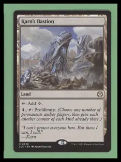 1 x Karn's Bastion - Commander: The Lost Caverns of Ixalan - NM-Mint - MTG - Image 1