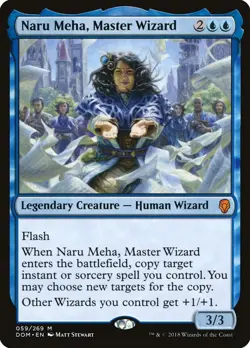 Naru Meha, Master Wizard Mythic Dominaria Magic: The Gathering Near Mint - Image 1