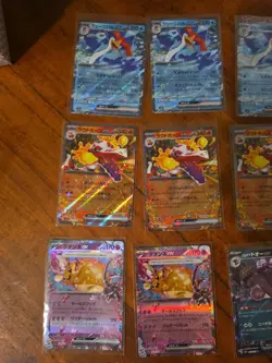 16x Japanese Pokemon TCG sv1a Triplet Beat EX RR mixed card lot - Image 2