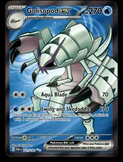 Golisopod ex 221/182 Ultra Rare Paradox Rift Pokemon Card - Image 1