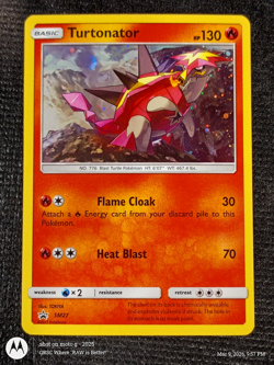 2017 Pokemon - BLACK STAR PROMO - TURTONATOR #SM27 - COSMO -NMMT - Image 1