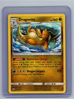POKEMON DRAGONITE 151/236 UNIFIED MINDS RARE NON FOIL - Image 1
