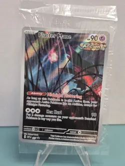 Pokemon TCG Flutter Mane SVP 097 Sealed Black Star Promo Holo - Image 1
