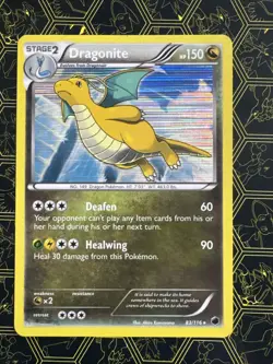 Dragonite 83/116 Holo Rare Plasma Freeze Pokemon Holo - Image 1