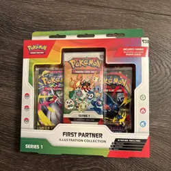 Pokemon TCG First Partner Illustration Collection Series 1 New Sealed IN HAND - Image 1