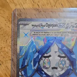 Pokemon Wellspring Mask Ogerpon EX Holo Ultra Rare 194/167 Twilight Masquerade - Image 2