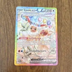 Pokemon Eevee ex Special Illustration Rare Full Art Holo 167/131 Sv: Prismatic … - Image 1