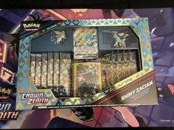 Pokemon Crown Zenith Shiny Zacian Premium Figure Collection Sealed - Image 1