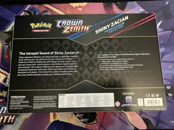Pokemon Crown Zenith Shiny Zacian Premium Figure Collection Sealed - Image 2