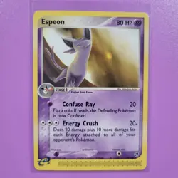 Pokemon TCG Espeon EX Sandstorm 16 Regular Rare - Image 1