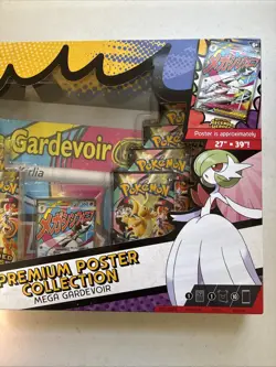 Pokemon TCG Ascended Heroes Premium Poster Collection Mega Gardevior New/Sealed - Image 5