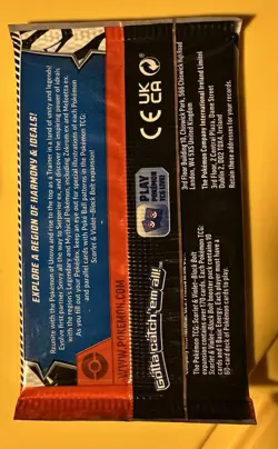 Pokemon TCG Black Bolt Booster Pack Scarlet And Violet NEW SEALED - Image 2