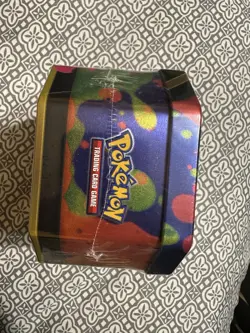 SEALED Mega Charizard X ex Tin Pokemon TCG Mega Evolution Phantasmal Flames - Image 5