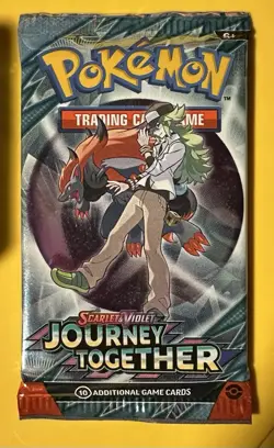 Pokemon TCG Scarlet & Violet Journey Together Booster Pack (1x) Sealed - Image 1