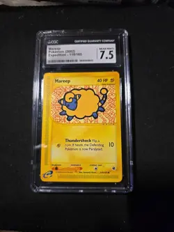 Mareep Pokemon 2002 Expedition 119/165 Cgc 7.5 - Image 1