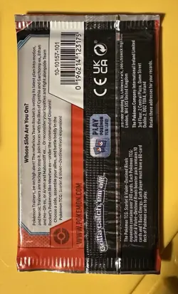 Pokemon Destined Rivals Booster Sealed Single Pack (Random Art) - Image 2