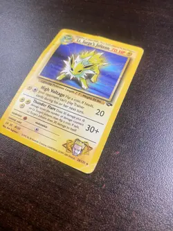 Pokemon TCG Lt. Surge's Jolteon 28/132 Gym Challenge Damaged DMG - Image 3