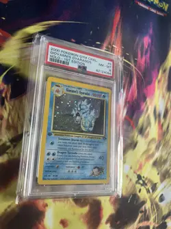 2000 Pokemon Gym Challenge 1st Edition NM-MT 8 GIOVANNI'S GYARADOS-HOLO #5 PSA - Image 2