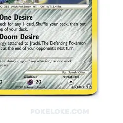 Jirachi - 31/146 - Rare English Pokemon Legends Awakened - NM/LP - Image 3